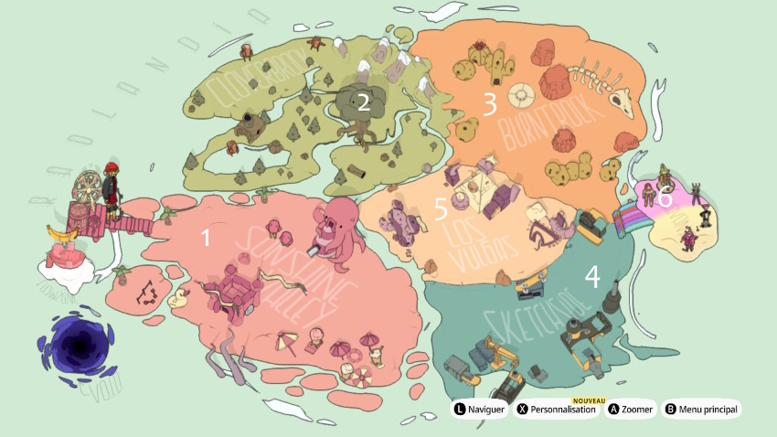 Carte du jeu OlliOlli World sur Gameplaya.fr