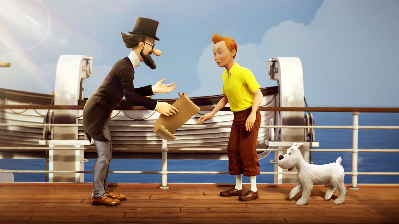 Image de trailer du jeu Tintin de 2023 sur Gameplaya.fr