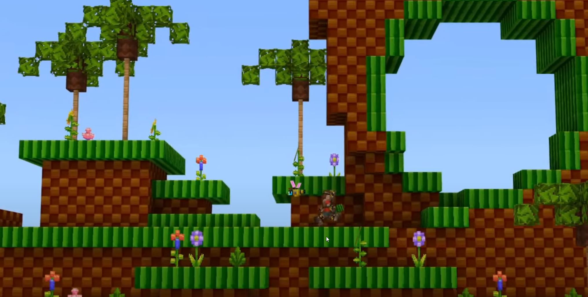 Screenshot de Minecraft DLC Sonic sur gameplaya.fr