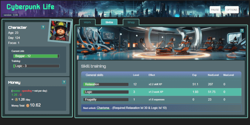 Screenshot du jeu Cyberpunk Life